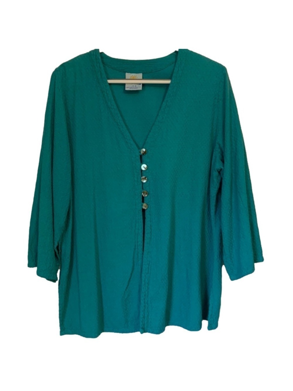 Dunes 3/4 length sleeve cover up medium